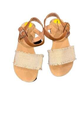 Haute Hippie Kids Fringed Ankle Strap Sandals Size 1 girls
